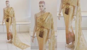 ชุดไทยเจ้าสาว ชุดไทยจักรพรรดิ์ เช่าที่แบมบี้ เวดดิ้ง ห้วยขวาง